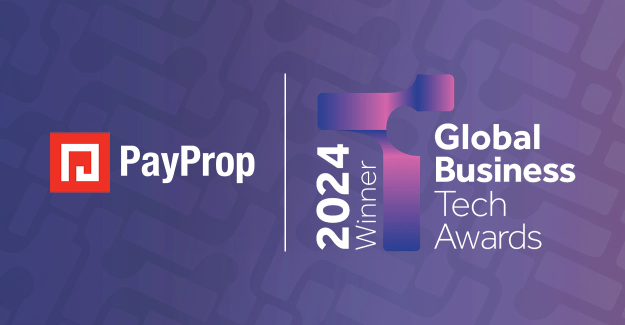 payprop successfully defends title as tech company of the year – large at the 2024 global business tech awards